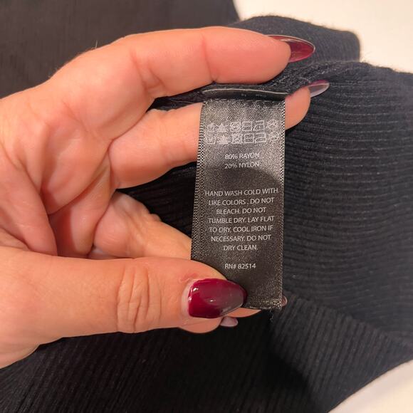 House of Harlow 1960 Black Sleeveless Mock Neck Midi Dress Size XS - Picture 5 of 5